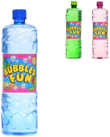 Náplň náhradní do bublifuku 1 litr v plastové láhvi 3 barvy