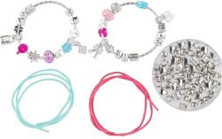 Náramky přátelství stříbrné kreativní set výroba dětské bižuterie v tubě