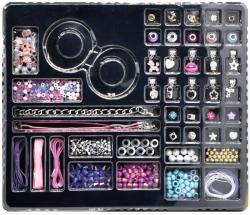 Náramky s přívěsky velký kreativní set výroba dětské bižuterie