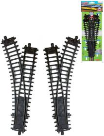 Naše železnice výhybka set 2ks koleje doplněk k vláčkodráze