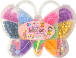 Navlékací korálky + gumičky kreativní set výroba dětské bižuterie motýlek Navlékací korálky + gumičky kreativní set výroba dětské bižuterie motýlek