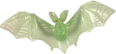 Netopýr 13cm zvířátko svítící ve tmě set 5ks Halloween dekorace