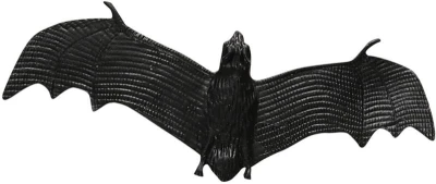 Netopýr černý 13cm zvířátko set 6ks Halloween dekorace