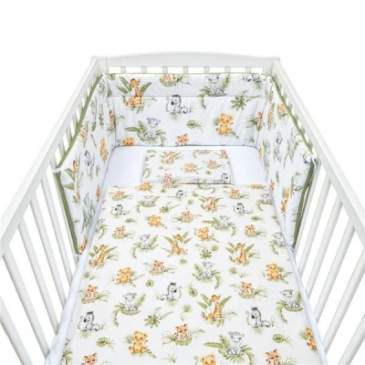 New Baby 3-dílné ložní povlečení 100/135 cm Jungle