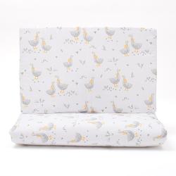New Baby Bavlněný set do postýlky s výplní Husičky 90x120cm