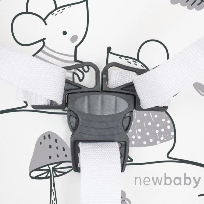 New Baby Dětská dřevěná jídelní židlička Jerry