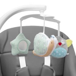 New Baby Dětská jídelní židlička 2v1 SMART grey