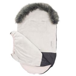 NEW BABY Dětský fusák s kožíškem
