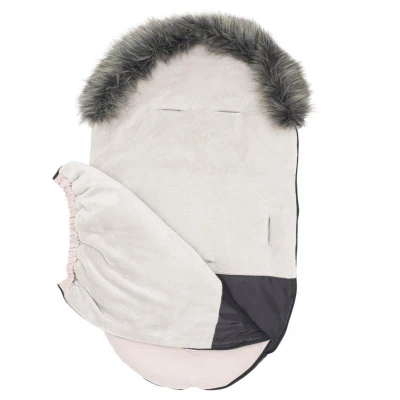 NEW BABY Dětský fusák s kožíškem