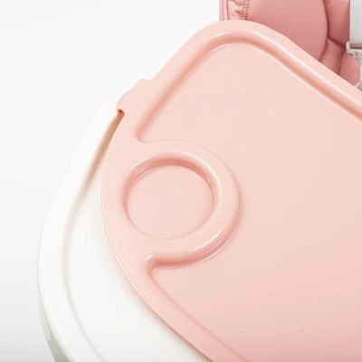 NEW BABY Jídelní židlička Muka dusty pink