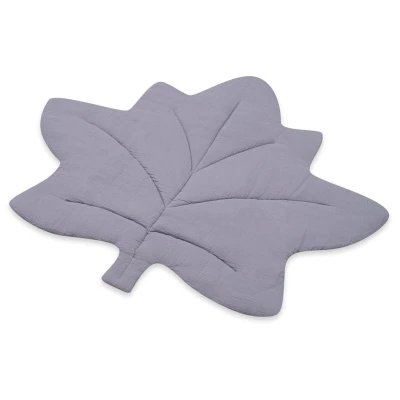 NEW BABY Mušelínová hrací deka Maple Leaf blue NEW BABY Mušelínová hrací deka Maple Leaf blue