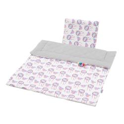 New Baby Oboustranný Set z Velvet do kočárku