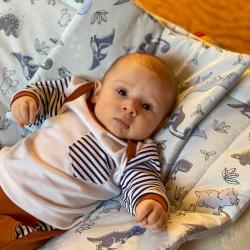 New Baby Oboustranný Set z Velvet do kočárku