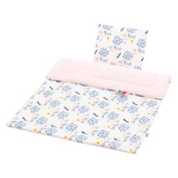 New Baby Oboustranný Set z Velvet do kočárku