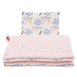 New Baby Oboustranný Set z Velvet do kočárku
