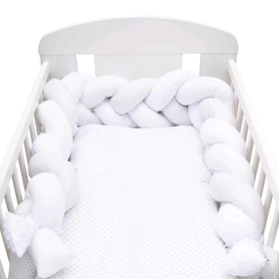 New Baby Ochranný mantinel do postýlky cop Minka a Puntík šedý