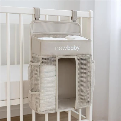 New Baby Organizér na postýlku TinyTidy šedý New Baby Organizér na postýlku TinyTidy šedý