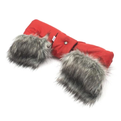 New Baby Rukávník na kočárek 2v1 s kožešinkou