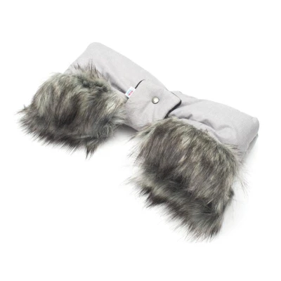 New Baby Rukávník na kočárek 2v1 s kožešinkou