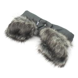 New Baby Rukávník na kočárek 2v1 s kožešinkou