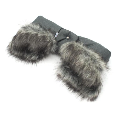 New Baby Rukávník na kočárek 2v1 s kožešinkou