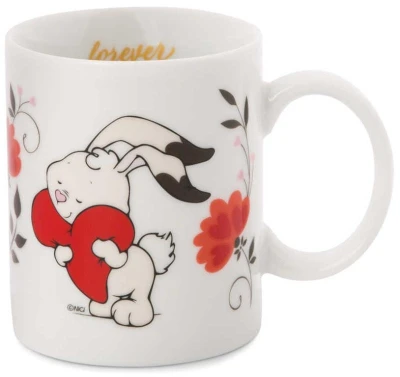 NICI Hrneček dětský králíček Love 350ml porcelánový