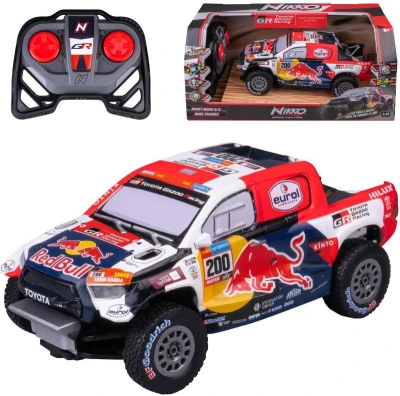 Nikko RC Auto terénní Dakar Toyota na vysílačku 2,4GHz na baterie Světlo Nikko RC Auto terénní Dakar Toyota na vysílačku 2,4GHz na baterie Světlo