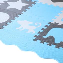 NILS Fun Dětská pěnová puzzle podložka MD03 modrá