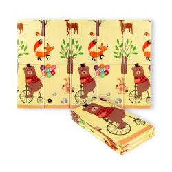 NILS Fun Dětská skládací pěnová podložka MD04 Forest