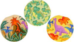 Notes kulatý dětský bloček Dinosauři 30 listů 8cm 3 druhy