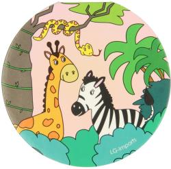 Notes kulatý dětský bloček Divoká zvířata safari 30 listů 8cm 3 druhy