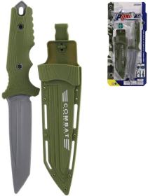 Nůž dětský army vojenský zelený plastový 25cm set s pouzdrem Nůž dětský army vojenský zelený plastový 25cm set s pouzdrem