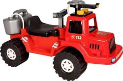 Odrážedlo auto hasiči baby odstrkovadlo s funkční stříkačkou na vodu