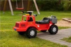 Odrážedlo auto hasiči baby odstrkovadlo s funkční stříkačkou na vodu