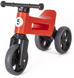 Odrážedlo Funny Wheels Rider Sport 2v1 dětské odstrkovadlo Červené plast