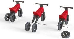 Odrážedlo Funny Wheels Rider Sport 2v1 dětské odstrkovadlo Červené plast