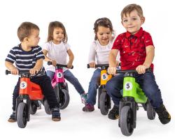 Odrážedlo Funny Wheels Rider Sport 2v1 dětské odstrkovadlo Červené plast