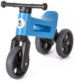 Odrážedlo Funny Wheels Rider Sport 2v1 dětské odstrkovadlo Modré plast