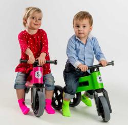Odrážedlo Funny Wheels Rider Sport 2v1 dětské odstrkovadlo Růžové plast