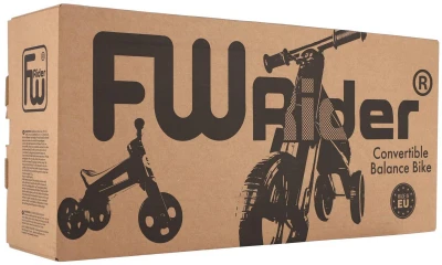 Odrážedlo FUNNY WHEELS Rider SuperSport 2v1 odstrkovadlo Růžové krabice