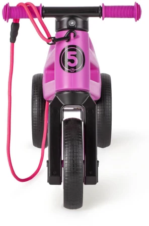 Odrážedlo FUNNY WHEELS Rider SuperSport 2v1 odstrkovadlo Růžové sáček