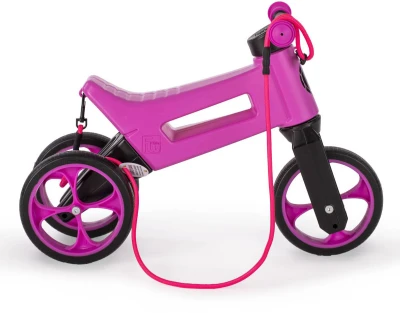 Odrážedlo FUNNY WHEELS Rider SuperSport 2v1 odstrkovadlo Růžové sáček