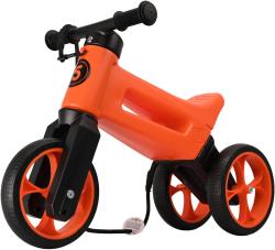 Odrážedlo Funny Wheels Rider SuperSport 2v1 odstrkovadlo s popruhem Oranžové