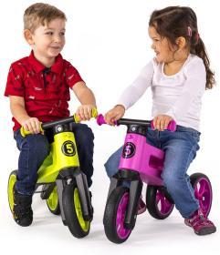 Odrážedlo Funny Wheels Rider SuperSport 2v1 odstrkovadlo s popruhem Zelené