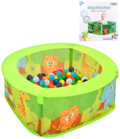 Ohrádka baby bazének set s 50 kuličkami 75x75x30cm pro miminko Ohrádka baby bazének set s 50 kuličkami 75x75x30cm pro miminko