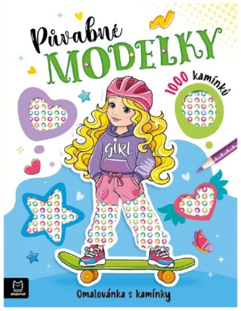 Omalovánka s kamínky Půvabné modelky