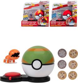 ORBICO Hra Surprise Attack herní set Pokémon + Pokeball s doplňky 3 druhy ORBICO Hra Surprise Attack herní set Pokémon + Pokeball s doplňky 3 druhy