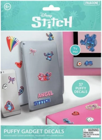 Paladone samolepky reliéfní Disney Lilo a Stitch plastické 37ks Paladone samolepky reliéfní Disney Lilo a Stitch plastické 37ks
