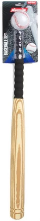 Pálka baseballová 60cm soft pěnová set s míčkem Pálka baseballová 60cm soft pěnová set s míčkem