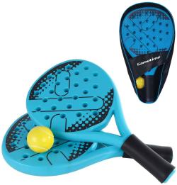 Pálky Gametime na plážový tenis set 2ks s míčkem v pouzdře plast Pálky Gametime na plážový tenis set 2ks s míčkem v pouzdře plast